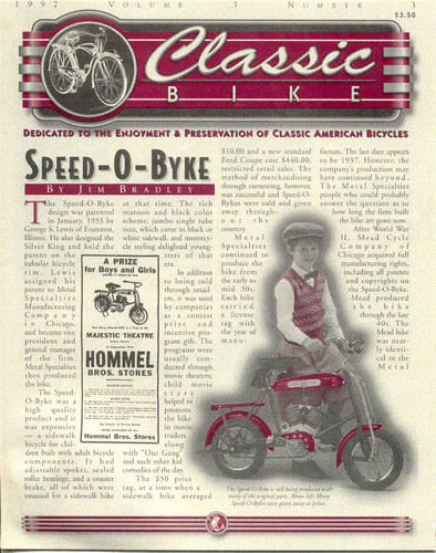 Classic bike news speed - classic, speed-o-byke