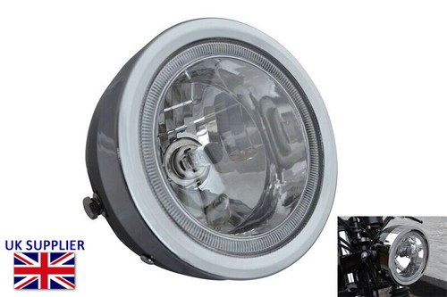 Motorcycle headlight with led - with,