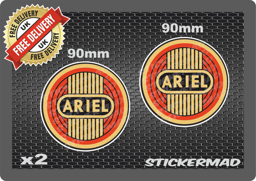 Ariel motorcycles stickers old - ariel,