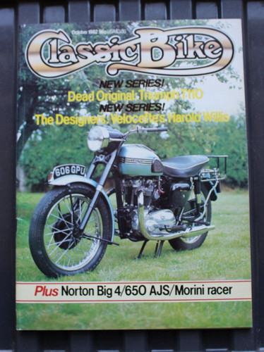 Classic bike oct 1982 - oct, norton