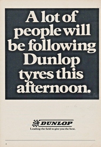 1970 dunlop tyres original - 1970's,