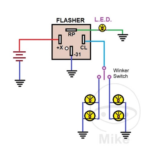 Jmp electronical flasher relay - jmp,