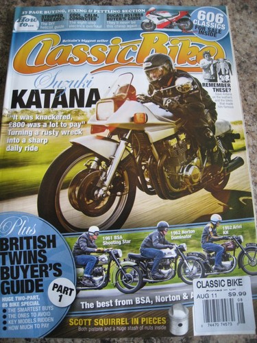 Classic bike magazine aug - bike, 2011