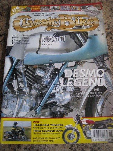Classic bike magazine aug 2003 - classic,