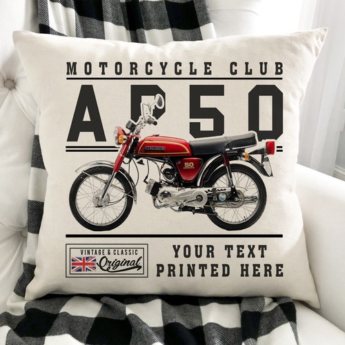 Personalised motorbike cushion - personalised,