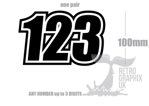 Race numbers personalised - race,