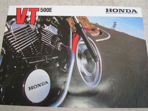Honda vt500e sales - sales, brochure