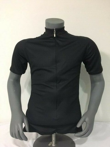 Black bike jersey - black,