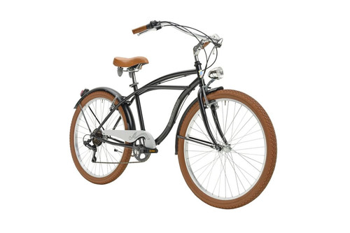 Mens cruiser bike matte black - bike,