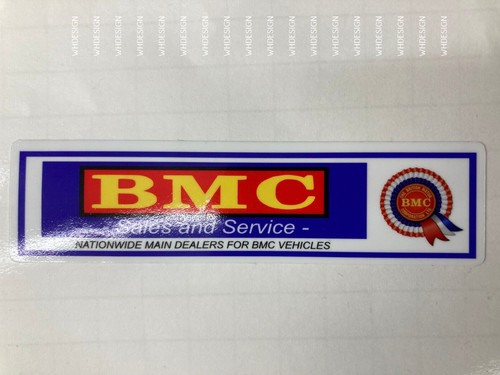 Bmc vintage style sticker - ,