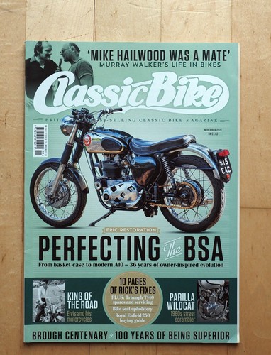 Classic bike magazine november - bike,