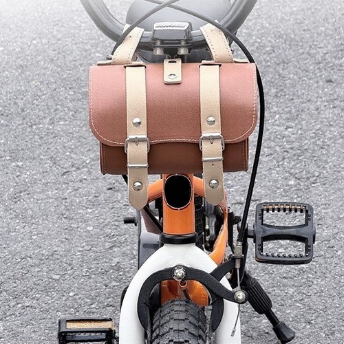 Artificial leather bike bag - leather,