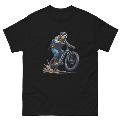 Biking rottweiler dog bike - biking,