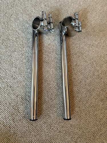 33mm chrome clip handlebars - clip,