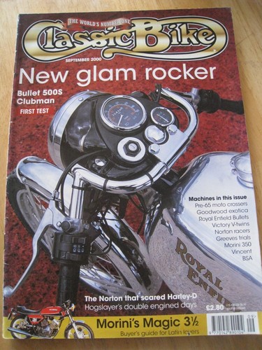 Classic bike magazine - bike, sep