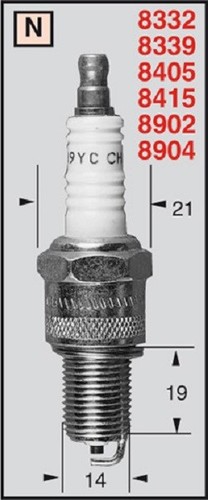 Champion spark plug mini bike - mini,