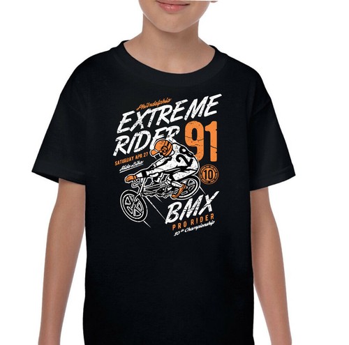 Bmx shirt kids boys - t-shirt, extreme