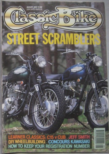 Classic bike magazine august - bike,