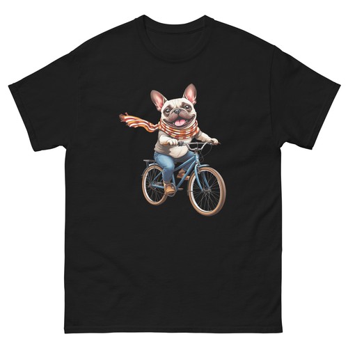 Biking french bulldog dog bike - dog,
