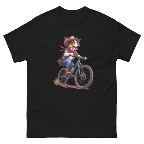 Biking australian shepherd dog - australian,