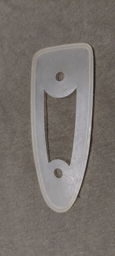 Vintage rubber backing gasket - backing,