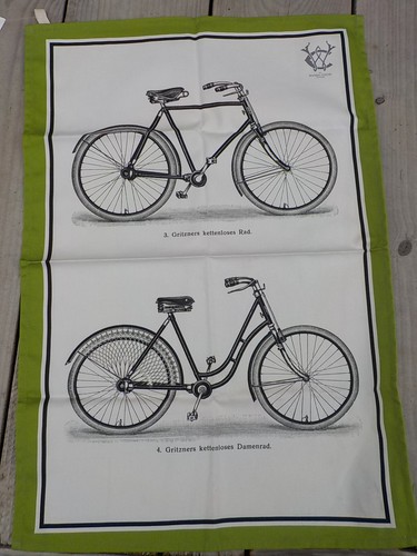Nwt cotton tea towel antique - nwt,
