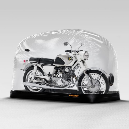 Indoor motorcycle bubble - indoor,