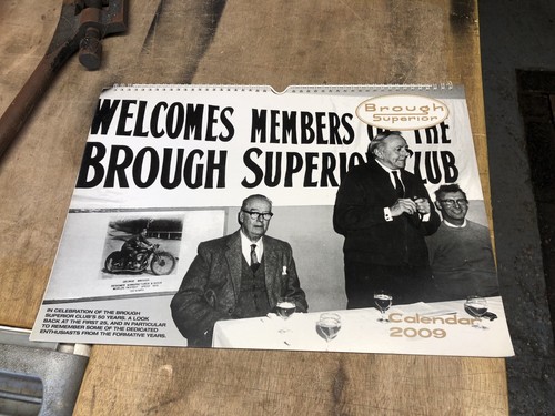 1998 brough superior calendar - brough,