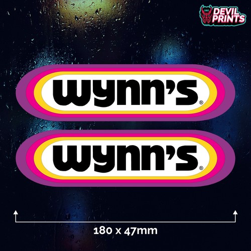 Wynns oil stickers car - oil,