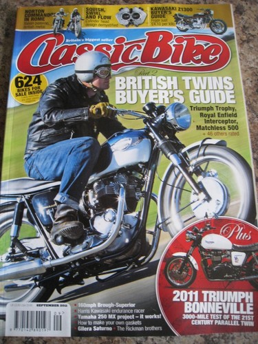 Classic bike magazine sep 2011 - magazine,