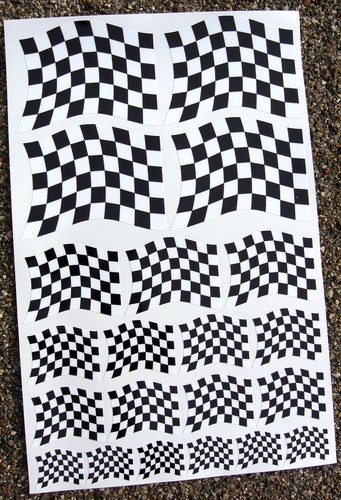 Cafe racer wavy chequered - cafe,